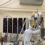 Solar array on NASA’s Ionospheric Connection Explorer (ICON)