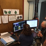 EUV team members during the Limited Performance Test (LPT)